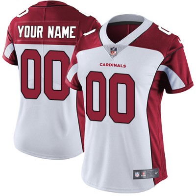 Nike Arizona Cardinals Customized White Stitched Vapor Untouchable Limited Women's NFL Jersey